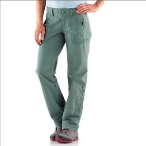 Marmot Womens Ginny Green Convertible Hiking Pants